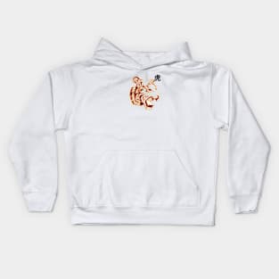 1986-1987, Fire Tiger Chinese Zodiac Kids Hoodie